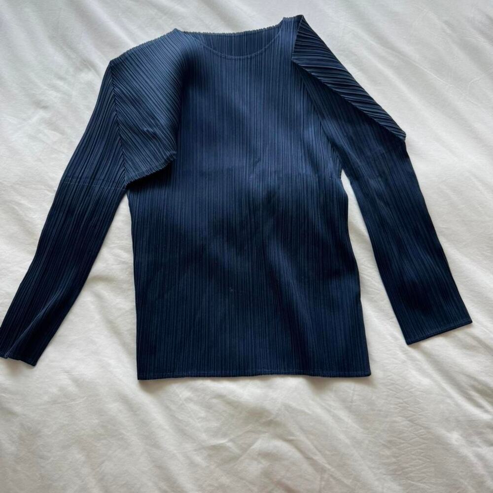 Issey miyake vintage navy blue
